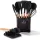 Set de bucătărie din silicon IRIS KT-243-B, 13 piese, negru