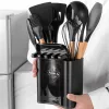 Set de bucătărie din silicon IRIS KT-243-B, 13 piese, negru