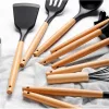 Set de bucătărie din silicon IRIS KT-243-B, 13 piese, negru