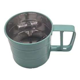   Sită de bucătărie IRIS KT-258-G cu mâner, cu funcție de întindere (făină, zahăr pudră etc.)