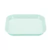 TOO KT-115 Set de 10 farfurii din plastic cu paie de grâu, culori mixte, 15×15×1,5 cm