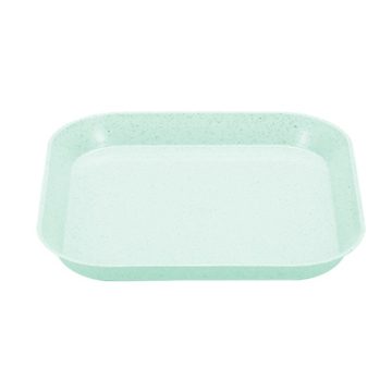   TOO KT-115 10db-os vegyes színekben búzaszalma műanyag tányér szett, 15×15×1.5cm