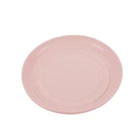   TOO KT-117 Set de 10 farfurii rotunde din plastic, din paie de grâu, culori mixte, 15×15×1,5 cm