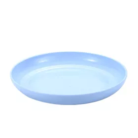   TOO KT-119 Set de 5 farfurii rotunde din plastic, din paie de grâu, culori mixte, 20×3cm