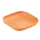 TOO KT-121 Set de 5 farfurii pătrate din plastic, din paie de grâu, culori mixte, 18×3cm