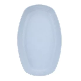   TOO KT-125 Set de 4 farfurii din plastic cu paie de grâu, culori mixte, 18×29,5 cm