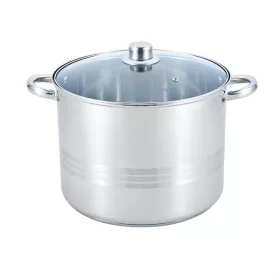   TOO KT-214 Oală/tigaie de 13 L cu capac, oală de bucătărie din oțel inoxidabil de 28 cm