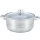 TOO KT-216 Oală/tigaie de 4 L cu capac, oală de bucătărie din oțel inoxidabil de 22 cm