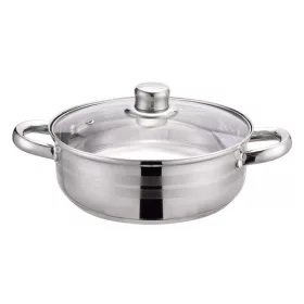   TOO KT-220 3 L-es kétfüles serpenyő fedővel, 22cm-es konyhai rozsdamentes edény