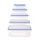 TOO KT-140 Set de 5 cutii dreptunghiulare pentru depozitarea alimentelor 240ml+500ml+1.000ml+1.500ml+2.500ml