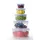 TOO KT-142 Set de 5 cutii rotunde pentru depozitarea alimentelor 400ml + 800ml + 1.500ml + 2.300ml + 3.600ml