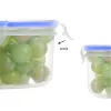 TOO KT-142 Set de 5 cutii rotunde pentru depozitarea alimentelor 400ml + 800ml + 1.500ml + 2.300ml + 3.600ml