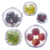 TOO KT-142 Set de 5 cutii rotunde pentru depozitarea alimentelor 400ml + 800ml + 1.500ml + 2.300ml + 3.600ml