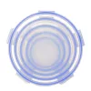 TOO KT-142 Set de 5 cutii rotunde pentru depozitarea alimentelor 400ml + 800ml + 1.500ml + 2.300ml + 3.600ml
