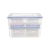 TOO KT-143 Set de 10 cutii pentru depozitarea alimentelor, 4x180ml, 4x400ml, 1x1.500ml, 1x4.200ml