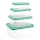 TOO KT-144 Set de 4 cutii dreptunghiulare pentru depozitarea alimentelor 800ml+1.800ml+2.800ml+4.800ml