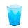 Pahar pătrat din plastic cu pereți dubli, TOO KT-148-BL, 600 ml