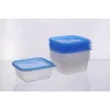 TOO KT-151 Set de 7 cutii pătrate pentru depozitarea alimentelor, 600 ml