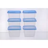 Set de 6 cutii pătrate pentru depozitarea alimentelor TOO KT-152, 1.000 ml