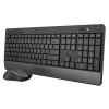 Trust Trezo Comfort HUN schwarze kabellose Tastatur + Maus