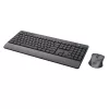 Trust Trezo Comfort HUN schwarze kabellose Tastatur + Maus