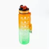 Sticlă de apă motivațională TOO KT-400 1000 ml cu gradient, citate și cronologie