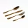 Set de tacâmuri aurii TOO KT-402 G Spark, 16 piese