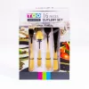 Set de tacâmuri aurii TOO KT-402 G Spark, 16 piese