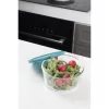 Recipient rotund pentru alimente din sticlă TOO KT-91, rezistent la căldură, 472 ml, cu capac din plastic