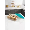 Recipient alimentar dreptunghiular rezistent la căldură din sticlă TOO KT-95, 1400 ml, cu capac din plastic