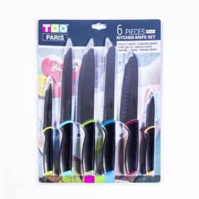   Set de cuțite de bucătărie TOO KT-161 Paris, format din 6 piese