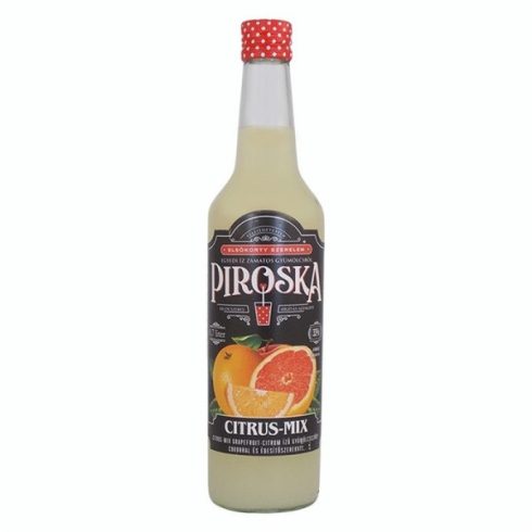 Piroska 0,7 L 33% DRS többutas visszaváltási díjas citrus mix szörp