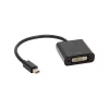 Adaptér Akyga AK-AD-37 Mini DisplayPort na DVI-I samec/samica 0,15 m čierny