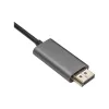 Video kábel Akyga AK-AV-18 USB-C na HDMI 1.4 samec/samec, 1,8 m, čierny