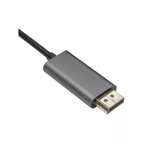Video kábel Akyga AK-AV-18 USB-C na HDMI 1.4 samec/samec, 1,8 m, čierny