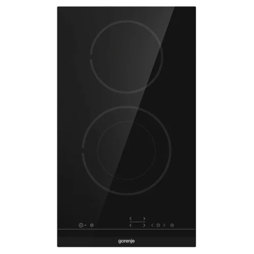 Gorenje ECT322BCSC čierna, vstavaná, elektrická sklokeramika, varné zóny: 2, vstavaný rozmer: 27 cm, varná doska