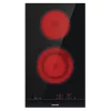 Gorenje ECT322BCSC čierna, vstavaná, elektrická sklokeramika, varné zóny: 2, vstavaný rozmer: 27 cm, varná doska