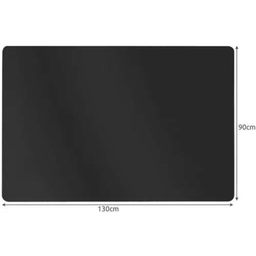 Ruhhy 90x130cm schwarze Bodenschutzmatte für Stühle