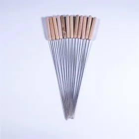   TOO KT-394 Frigărui cu mâner din lemn de 31 cm, format din 12 bucăți