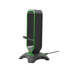   Vertux EXTENT (3in1 USB HUB, 2xUSB 3.0, egér akasztó, LED, fekete) fejhallgató állvány