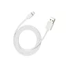 Dátový a nabíjací kábel Canyon CNS-MFICAB01W 1m USB - Lightning biely