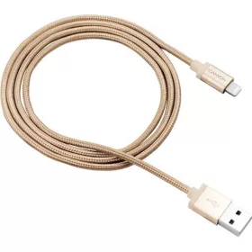   Dátový kábel Canyon Charge & Sync MFI Lightning -> USB 2.0 A M/M, 1 m, zlatý