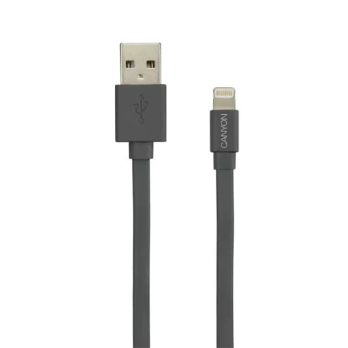 Dátový a nabíjací kábel Canyon Charge & Sync MFI 1m Lightning - USB 2.0