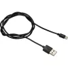 Dátový kábel Canyon Charge&Sync USB 2.0 A -> Lightning M/M, 1 m, čierny