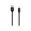 Dátový kábel Canyon Charge & Sync MFI Lightning -> USB 2.0 A M/M, 1 m, čierny
