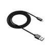 Dátový kábel Canyon Charge & Sync MFI Lightning -> USB 2.0 A M/M, 1 m, čierny