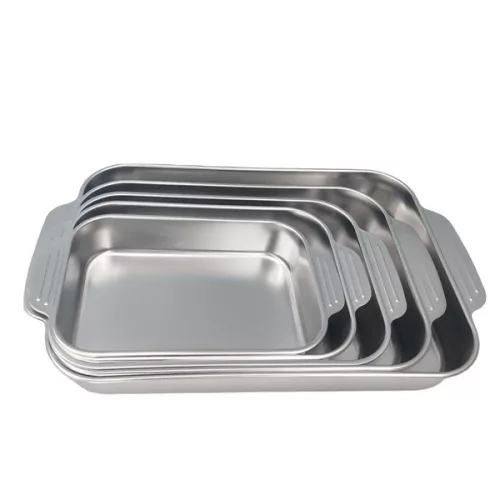 TOO KT-298 Tavă metalică cu clește 45,5 x 27 x 9 cm