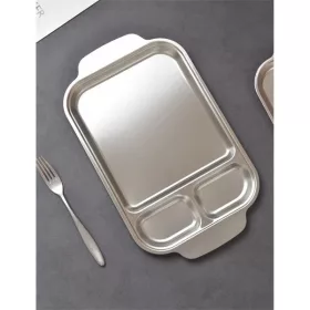 TOO KT-303 Tavă metalică cu clește 40,8 x 24,3 x 1 cm