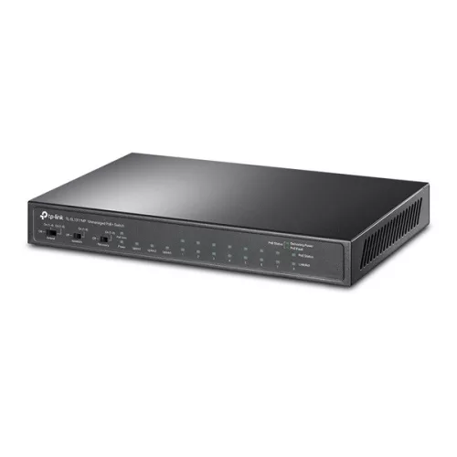 TP-Link TL-SL1311MP 8x10/100Mbps LAN port 8xPoE+ 2xGbE LAN 1xGbE SFP port nem menedzselhető asztali switch