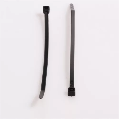 Iris Electric 100 ks čiernych káblových zväzkov 190x3,6 mm, rýchloupínacie pásky, zväzovanie